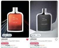 Myntra : Upto 70% off on Jaguar Perfumes.