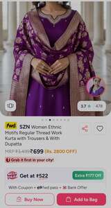 Kurta set at just ₹520