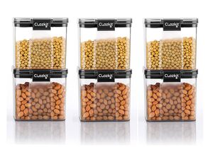 700 ml, pack of 6 containers for kitchen - plastic