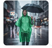 zeel unisex poncho raintop free size 107cm 1 piece