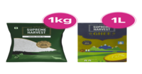 Check out Supreme Harvest Cow Ghee & Crystal Sugar Value Pack on Instamart