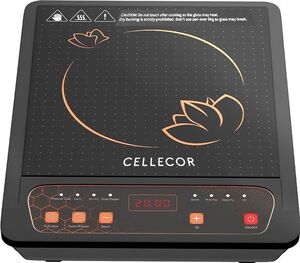 Cellecor 2000 W Induction Cooktop Push Button (Black, ICT01CE)