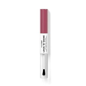 Wet n Wild Megalast Lock 'N' Shine Lip Color + Gloss Lipstick Pinky Promise - Matte 