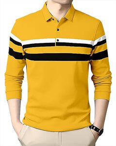 AUSK Men's Polo T-Shirt Full Sleeves Regular Fit