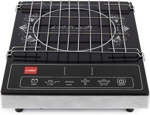 Cello Induction Cooker Blazing Venus | Induction Cooktop | Power On/Off Push Button | Compact and Portable | Multi-Purpose Use | Non-Fire Cooking Technology | 