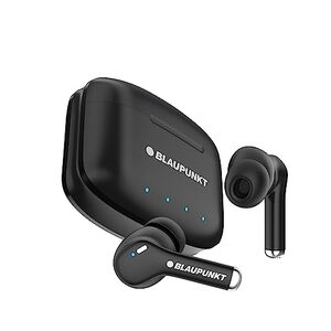 Blaupunkt Newly Launched Btw100 Xtreme Truly Wireless Bluetooth Earbuds I 99H Playtime* I Quad Mic I Crispr Enc Tech I Gaming Mode I Turbovolt Charging I Bt Version 5.3 (Black),in-Ear