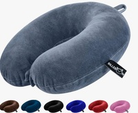 Billebon Premium Neck Pillow for Travelling Airplane Travel Pillow Comfortable Head Rest Neck Holder Pillow (Grey)