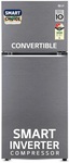 LG Smart Choice, 343 L, 3 Star, Frost-Free Smart Inverter Double Door Refrigerator (GL-S382SDSX, Dazzle Steel, Convertible with Express Freeze)