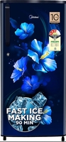 Midea 215 L 3 Star Direct Cool Refrigerator (MRD215D3HPDB, Blue, Big Flower, 2025 Model)
