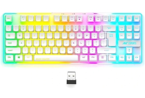 Ant Esports MK720 Pro V2 Wireless Standard Gaming Keyboard Compatible with Desktop, Laptop, Mac