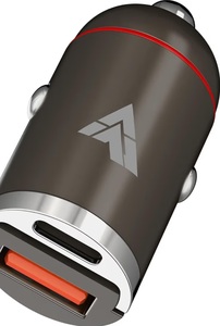 VAKU® ESSENVOLT 65W Car Charger Fast Charging Dual Port Type C PD PPS 65W + 18W QC 