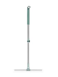 50-Inch Rotating Floor Squeegee, Heavy Duty Bathroom Wiper with 180-Degree Swivel Head, Sage Green