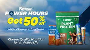 Fastandup - Power Hours  Get 50% Off + Additional 7% on prepaid orders. 