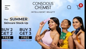Conscious Chemist Summer Sale – Buy 2 Get 2 + 2 Gifts | Buy 3 Get 3 + 3 Gifts