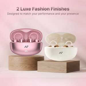 Ai+ NovaPod Clips 22H Playtime, Ultra-Light, Dual Mic, IPX4, Stylish Attachments Bluetooth Headset 