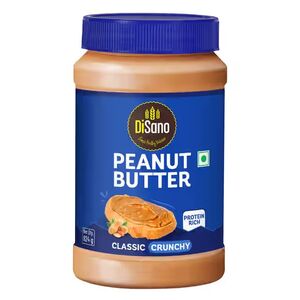 Disano Peanut Butter - Crunchy, 26% Protein, No Trans Fat & Preservatives - 924 g