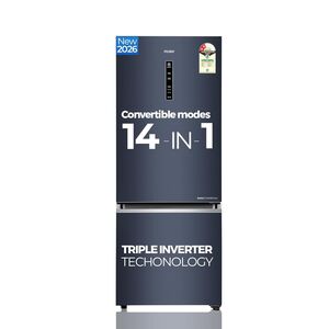 Haier 325 L 2 Star Frost Free Bottom Mount Double Door Refrigerator
