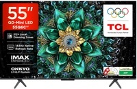 TCL 139 cm (55 inches) 4K UHD Smart QD-Mini LED Google TV 55Q6C [Coupon + AXIS Bank CC EMI]