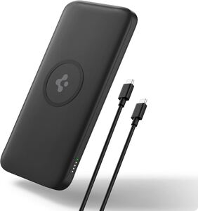 Spigen 2 in1 10000 mAh Wireless Charging Power Bank 