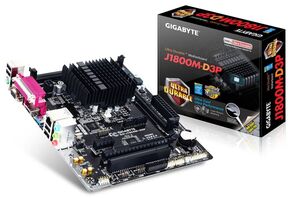 GIGABYTE GA-J1800M-D3P Intel CPU onboardSocket Micro-ATX Intel H61 Express Chipset DDR3 Motherboard