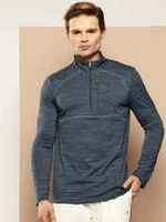 Alcis Men's Zip Flex Full-Sleeve T-shirt (Location Specific)