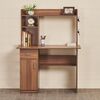 Home Centre Quadro Nxt Study Engineered Wood Desk with Flap - Walnut Finish