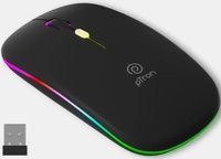 pTron Flick M1 Ambidextrous Optical Mouse High Precision,4 Buttons, Plug&Play With Bluetooth (2.4GHz Wireless, Black)