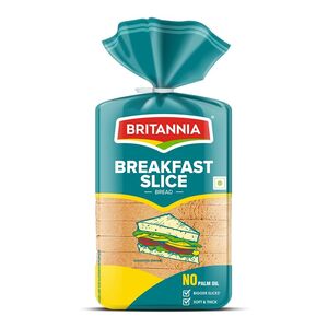 (Amazon Now) Britannia Breakfast Slice White Bread, 350 g
