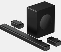 oAt Aavante Prime 5.1 5000D, Cinematic Dolby Audio, EQ Modes, Remote Control 500 W Bluetooth Soundbar (Premium Black, 5.1 Channel)