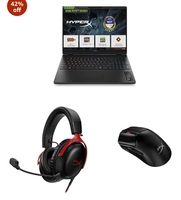 HP HyperX OMEN 15, AMD Ryzen 7 260, 8GB-RTX 5050, 24GB DDR5, 1TB SSD, gb0038AX, HyperX Cloud III Wired Headset, HyperX Pulsefire Haste 2 