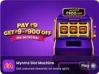 Magicpin: New Game Pay ₹9 get assured 25 extra off on Myntra Voucher chance to win extra upto 900 off