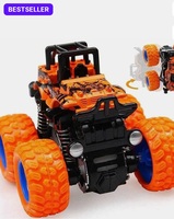 Monster truck 360 Degree Stunt car with Rubber tyre (Multicolor)