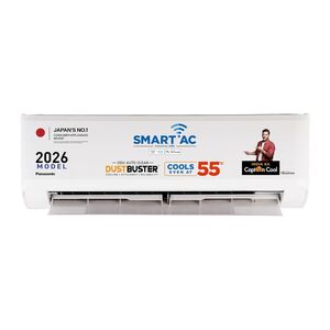 Panasonic 1.5 Ton 3 Star, New Star rated, Premium WiFi Inverter Smart Split AC 