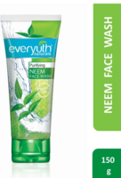 Everyuth Naturals Purifying Neem Antibacterial Neem and Tea Tree Oil Hydrated, Clear Face Wash (150 g)
