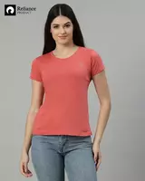 Women Typographic Print Regular Fit Crew-Neck T-Shirt