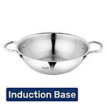 Segovia Stainless Steel Kadai 4l Induction safe 