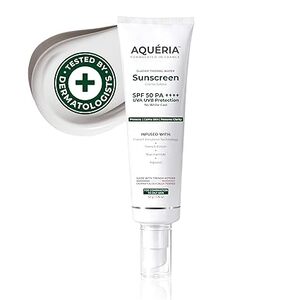 Aqueria Oil Control Brightening Gel Multi-Active French Sunscreen SPF 50 PA++++