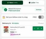 big basket : Get 125 rs cashback  on 199 mov