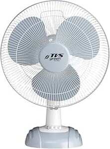 TVS GREEN Zesto Table Fans 400mm | Energy Efficient Portable Fan | 3 Years Warranty | Runs 25 hours on 1 unit of Electricity 