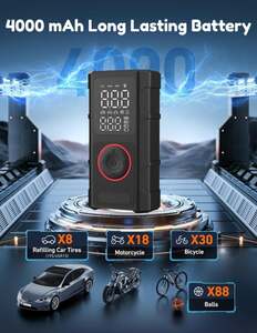 LIVOWALNY 150 PSI Portable Tyre Inflator