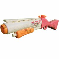 Popo Toys Holi Push Rapid Action Super Power Viper Gun | Large | Baby Pink