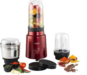 Glen Active Blender 350 W Mixer Grinder (Grinder 4048 | 3 Jars | ...more