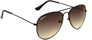  ROYAL SON UV Protected Sunglasses For Men and Women (RS006AV|58|Black Lens) 