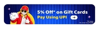 Flipkart Gift Cards @ 5% OFF via UPI (Flat ₹500 Discount!)
