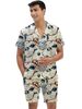 Amazon Brand - Anarva Mens Camouflage Printed Co-ord Set 