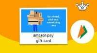 Amazon: Flat ₹50 off on ₹2000 Amazon Pay Giftcard Thru UPI
