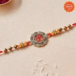 Pendant Rakhi With Kumkum & Rice