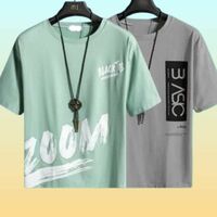 Squareretails Printed Men Green, Grey T shirt 