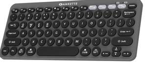 Amkette New and Improved Optimus BT 4 in 1 Multi Device Wireless Keyboard(Grey)