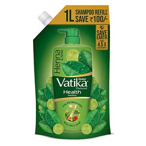 Dabur Vatika Health Shampoo - 1 L (Refill Pouch)